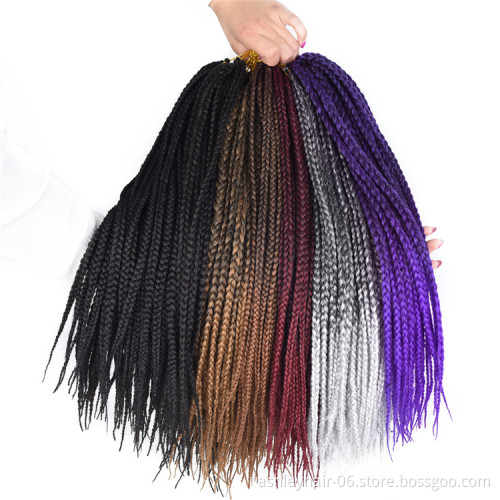 Julianna Morgan 14 Inch Bohemian 7 Packs Goddess Faux Locs Box Braid Braids Twists Crochet Synthetic Hair Extensions